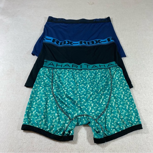 RBX men’s boxer shorts 3 Men’s Underwear Large Boxer briefs Tahari Re-Flex - Picture 5 of 5